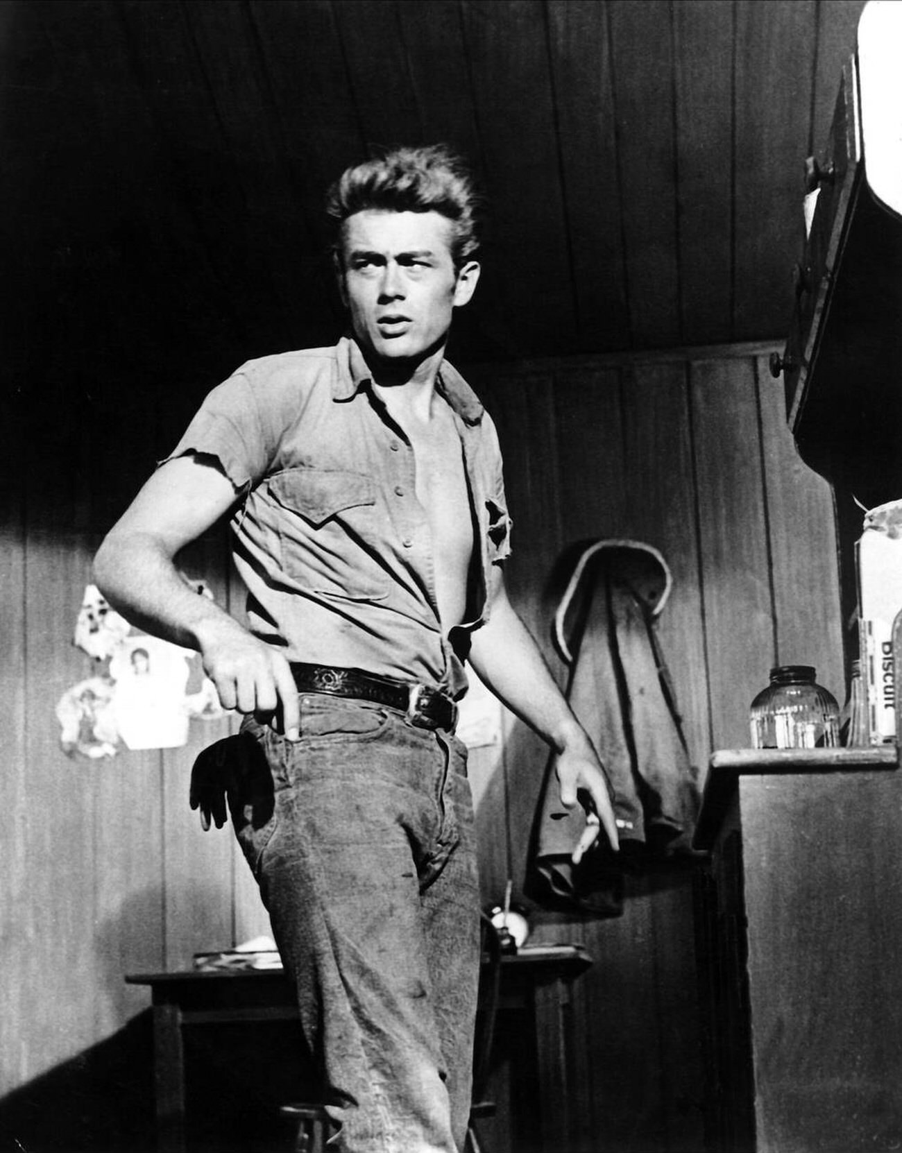 James Dean as Jett Rink in ‘Giant’, 1956.