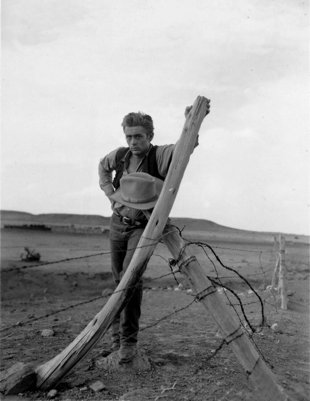 James Dean as Jett Rink in ‘Giant’, 1956.