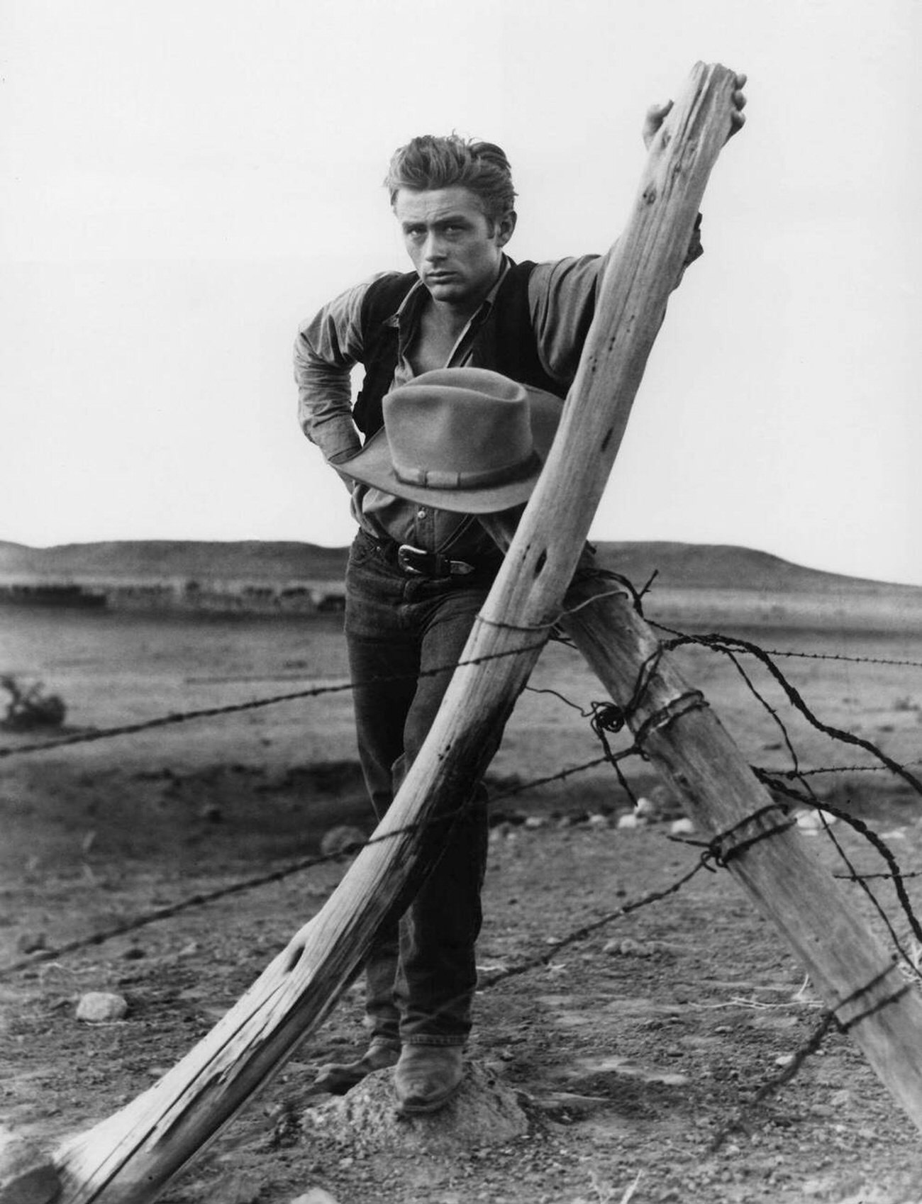 James Dean in ‘Giant’, 1956.