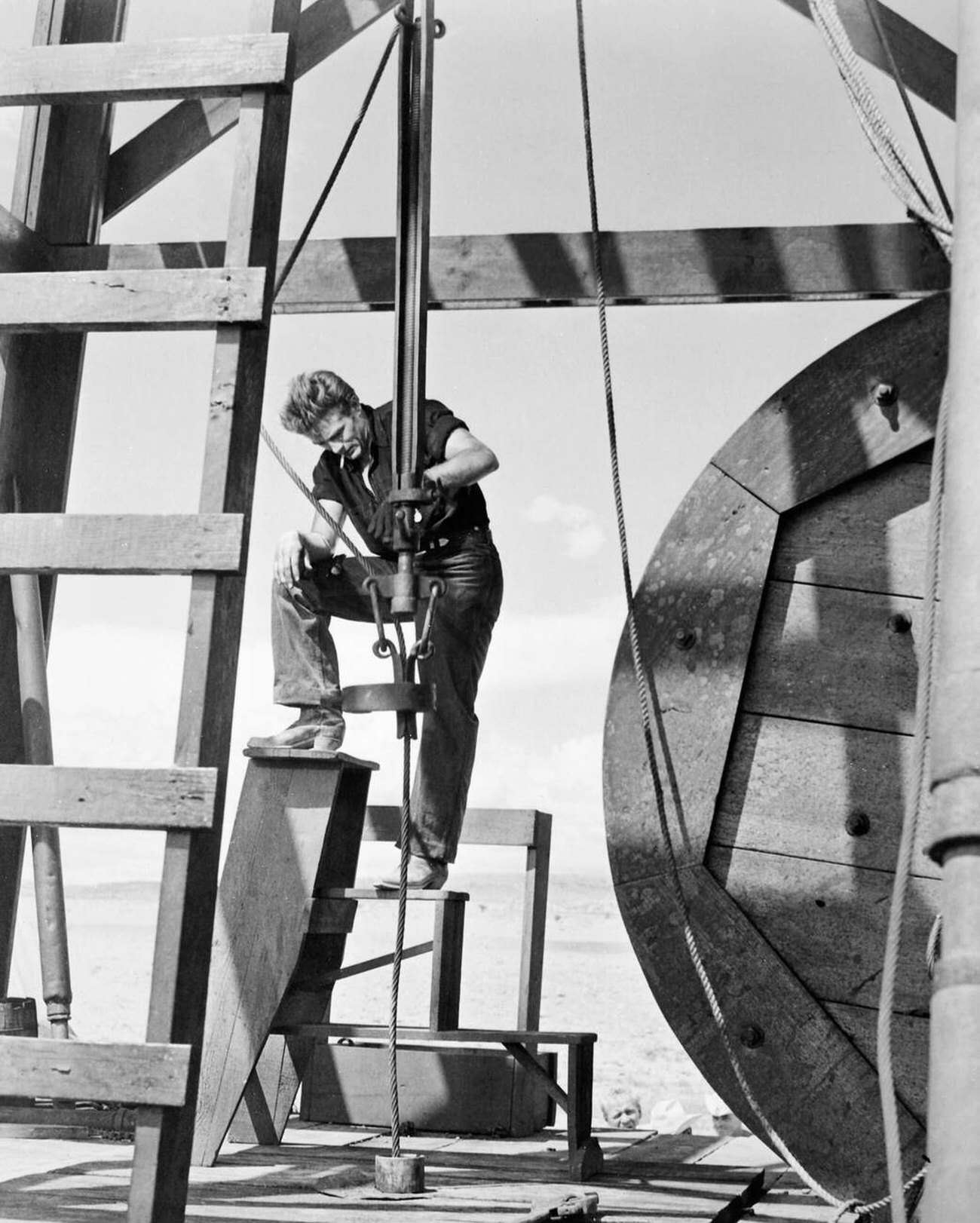 James Dean as Jett Rink in ‘Giant’, 1956.