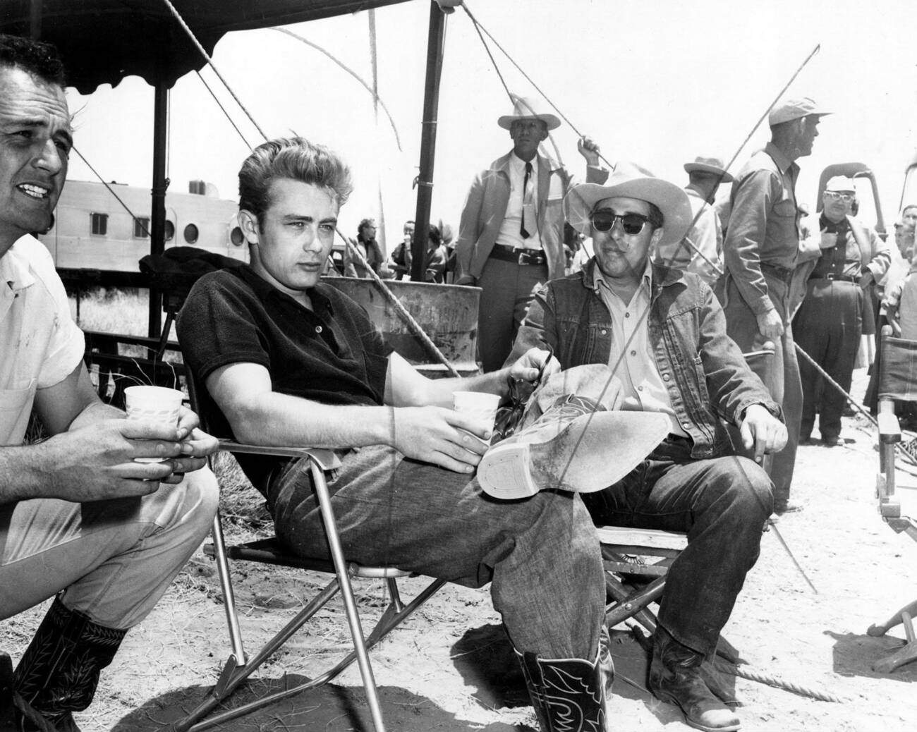 James Dean in ‘Giant’, 1956.