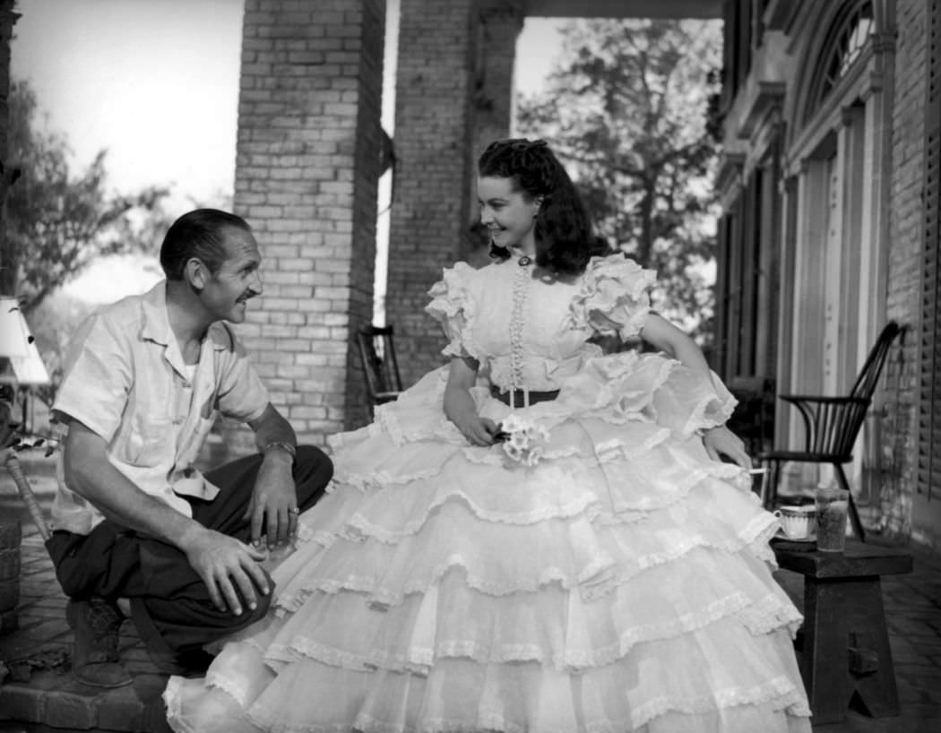 Hollywood's Golden Age Epic: Stunning Behind-the-Scenes Photos from the Making of Gone with the Wind