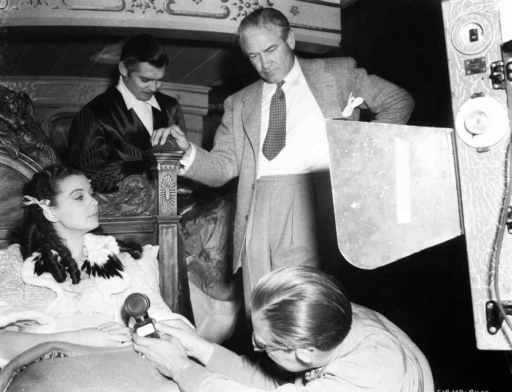 Hollywood's Golden Age Epic: Stunning Behind-the-Scenes Photos from the Making of Gone with the Wind