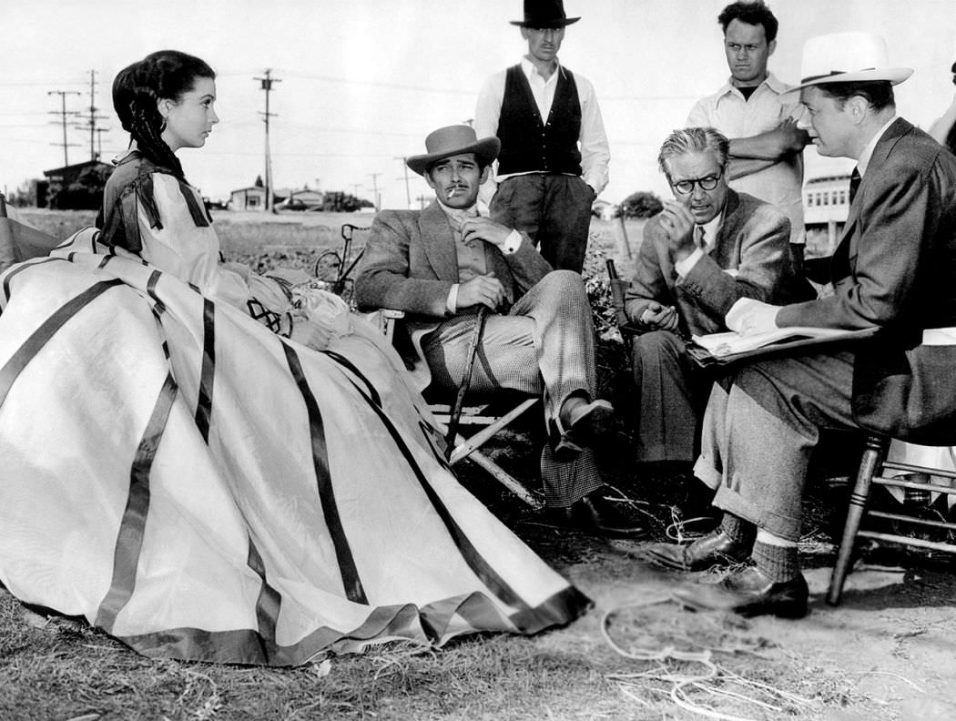 Hollywood's Golden Age Epic: Stunning Behind-the-Scenes Photos from the Making of Gone with the Wind