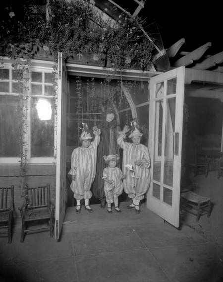 Halloween Costume Party at Gates’ Rooftop Garden, Denver Co., 1920