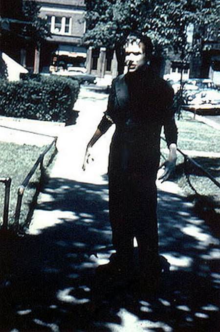 Teenager in Frankenstein outfit, 1956