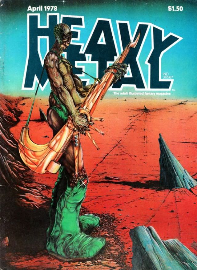 Heavy Metal Magazine Covers: A 1970s Blast of Sci-Fi and Fantasy