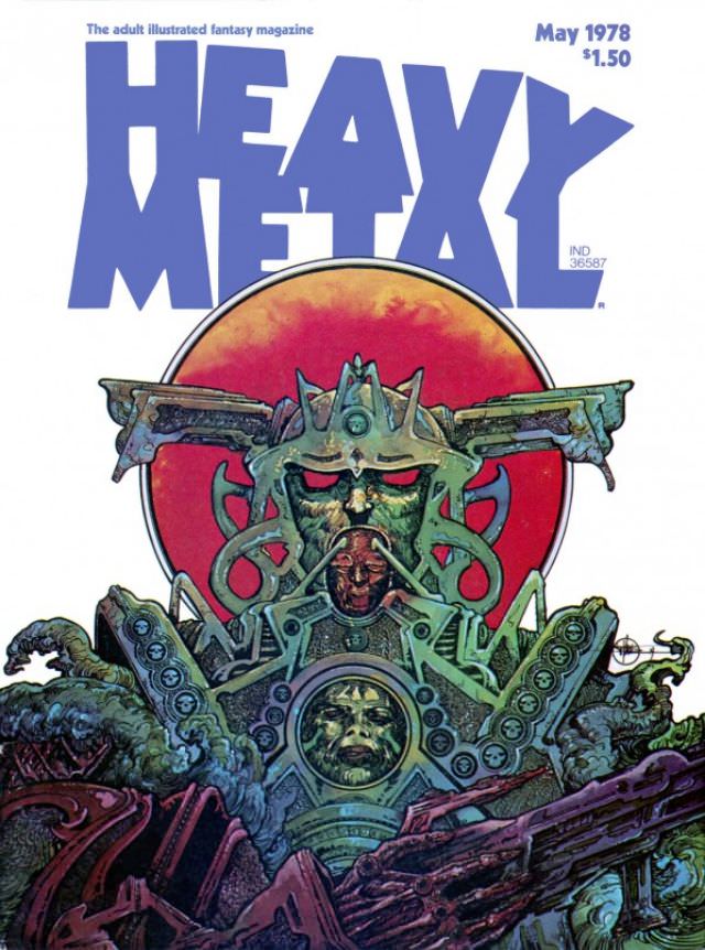 Heavy Metal Magazine Covers: A 1970s Blast of Sci-Fi and Fantasy