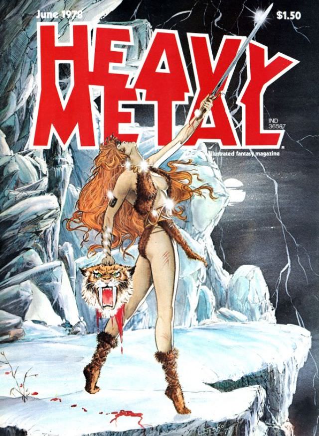 Heavy Metal Magazine Covers: A 1970s Blast of Sci-Fi and Fantasy