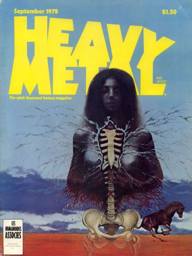 Heavy Metal Magazine Covers: A 1970s Blast of Sci-Fi and Fantasy