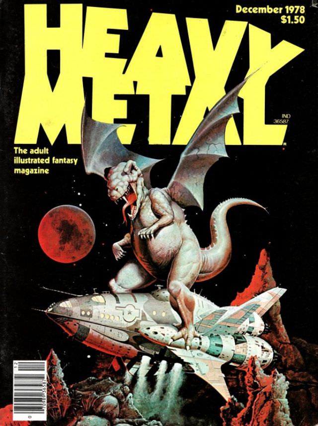 Heavy Metal Magazine Covers: A 1970s Blast of Sci-Fi and Fantasy