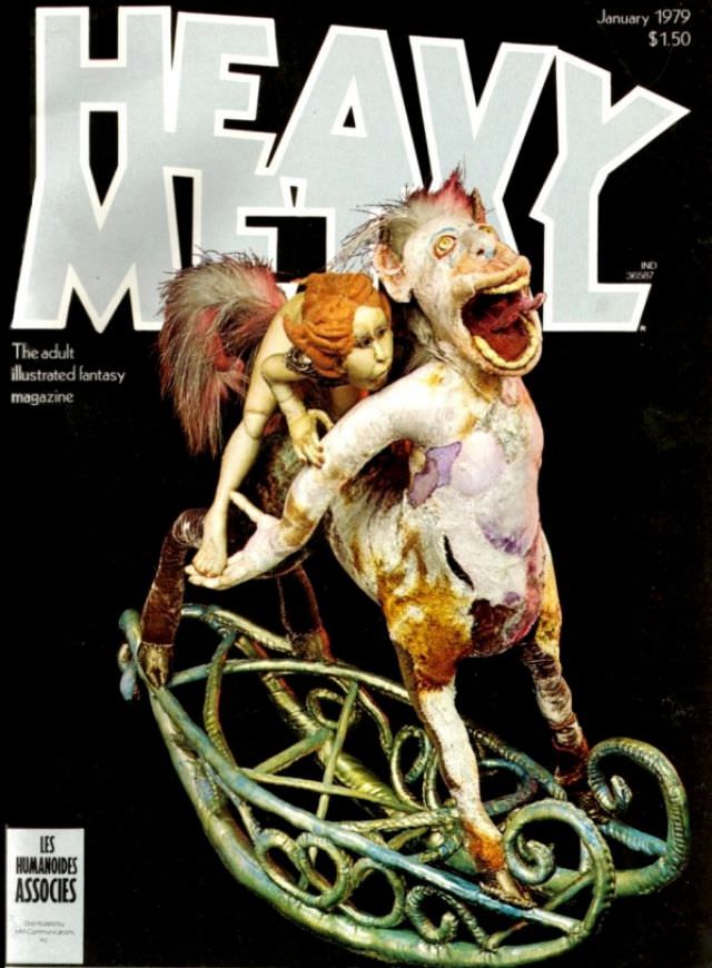 Heavy Metal Magazine Covers: A 1970s Blast of Sci-Fi and Fantasy