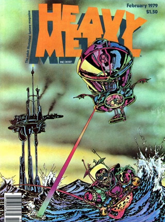 Heavy Metal Magazine Covers: A 1970s Blast of Sci-Fi and Fantasy