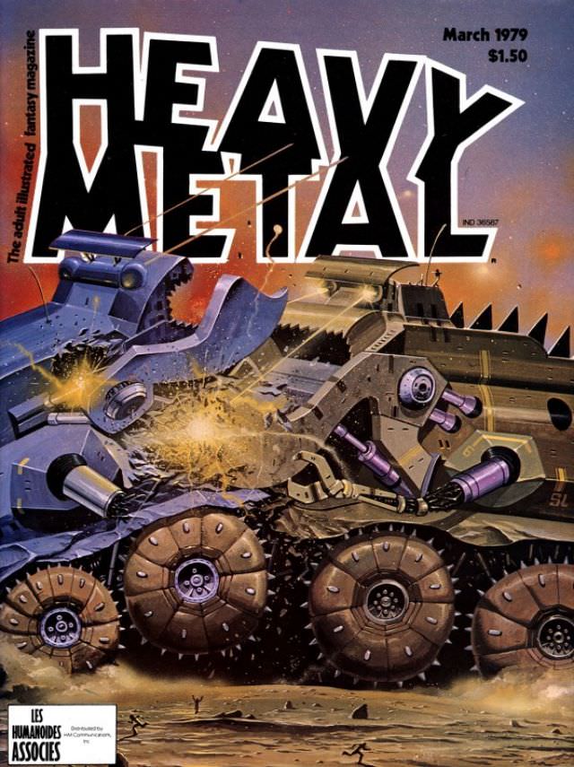 Heavy Metal Magazine Covers: A 1970s Blast of Sci-Fi and Fantasy