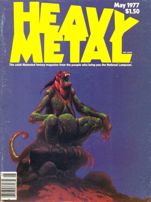 Heavy Metal Magazine Covers: A 1970s Blast of Sci-Fi and Fantasy