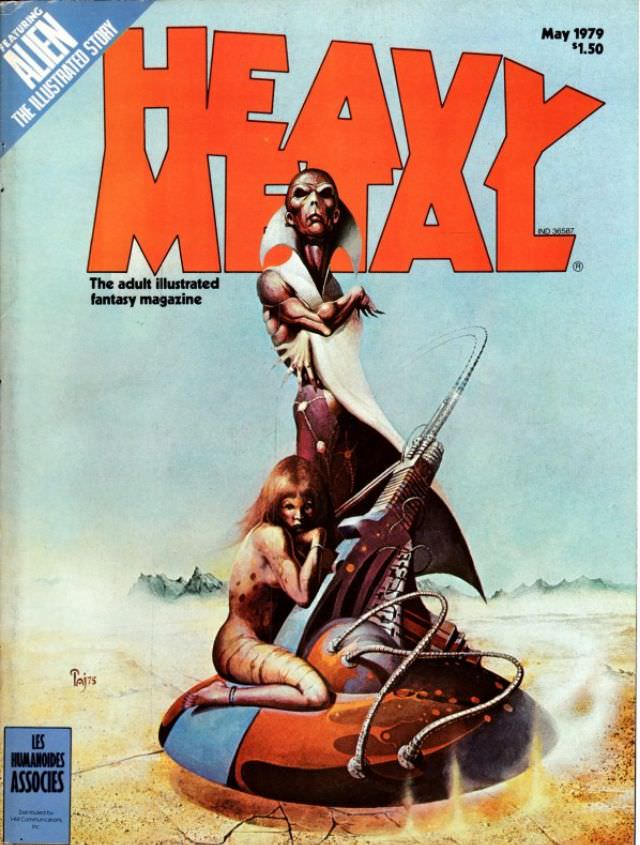 Heavy Metal Magazine Covers: A 1970s Blast of Sci-Fi and Fantasy