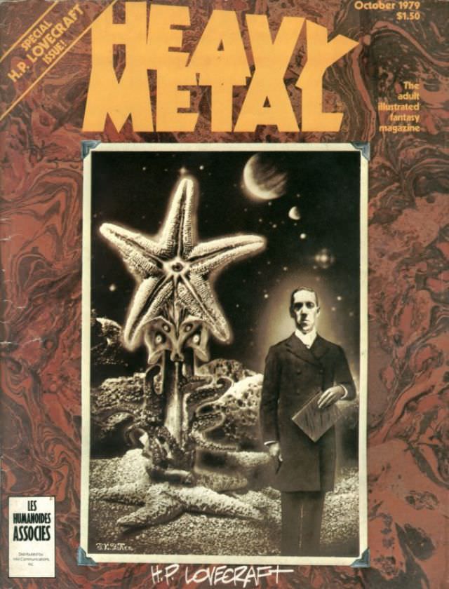 Heavy Metal Magazine Covers: A 1970s Blast of Sci-Fi and Fantasy