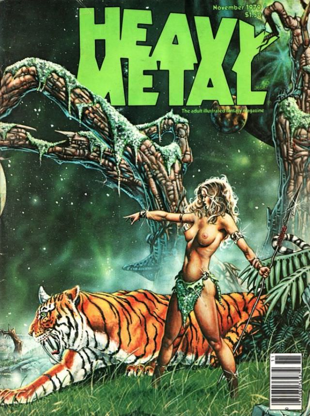 Heavy Metal Magazine Covers: A 1970s Blast of Sci-Fi and Fantasy