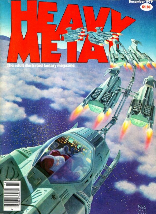 Heavy Metal Magazine Covers: A 1970s Blast of Sci-Fi and Fantasy