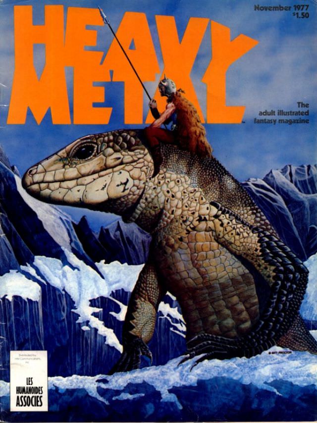 Heavy Metal Magazine Covers: A 1970s Blast of Sci-Fi and Fantasy