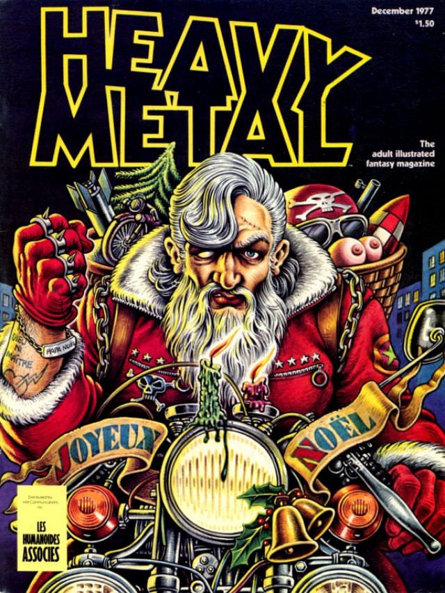 Heavy Metal Magazine Covers: A 1970s Blast of Sci-Fi and Fantasy