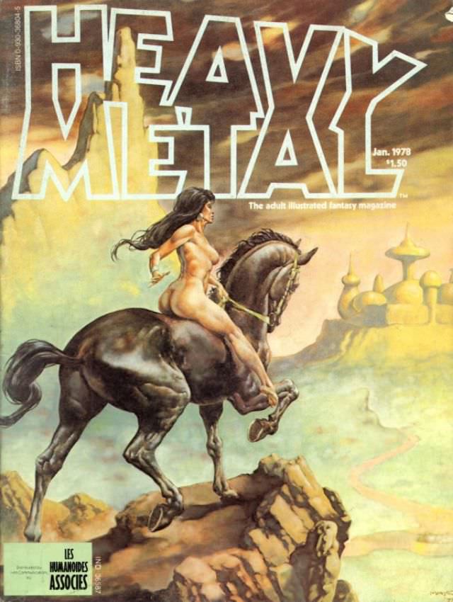 Heavy Metal Magazine Covers: A 1970s Blast of Sci-Fi and Fantasy