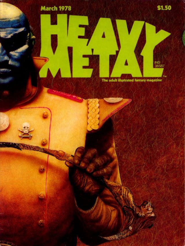 Heavy Metal Magazine Covers: A 1970s Blast of Sci-Fi and Fantasy