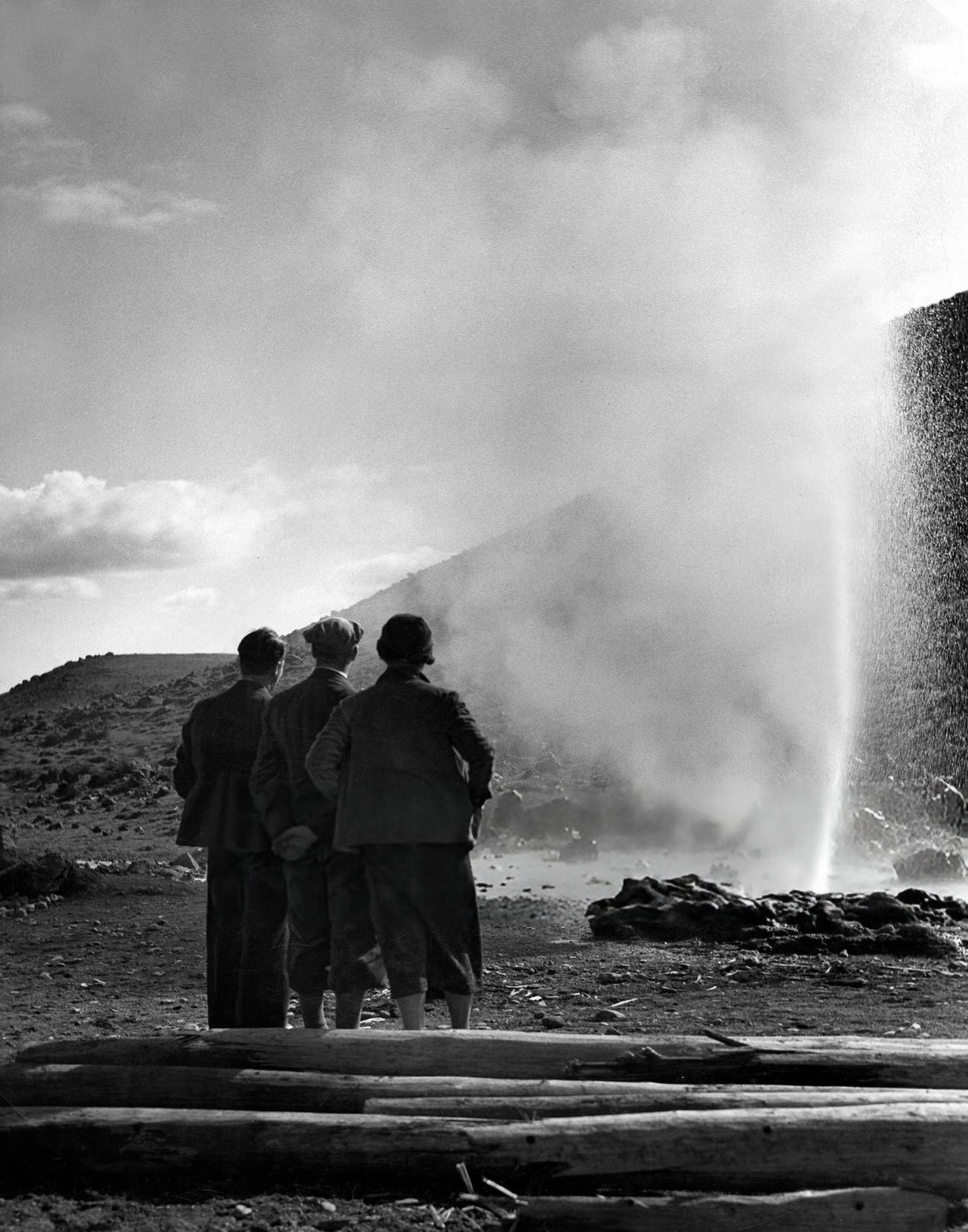 Gryla-Geyser, Iceland, 1934.