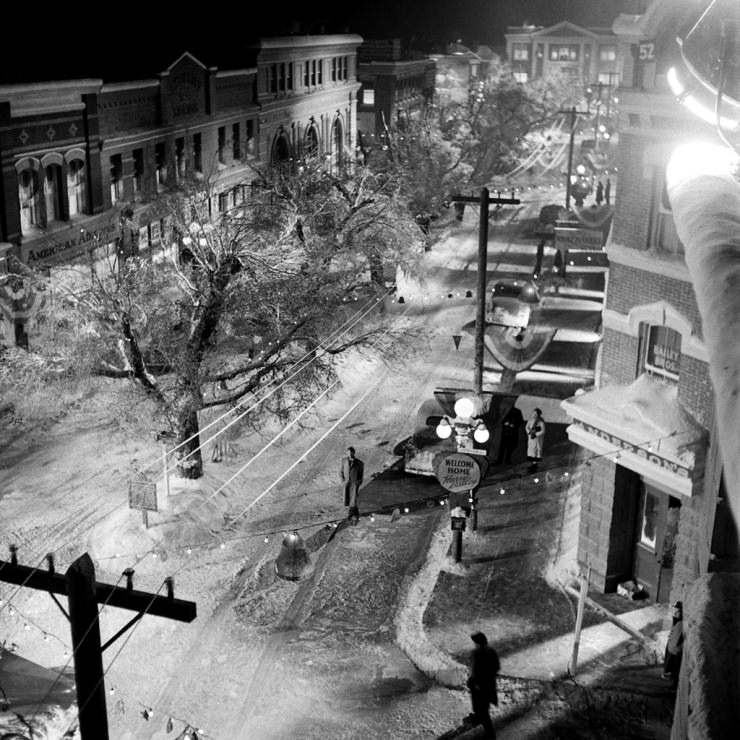 Bedford Falls, a.k.a., the set of It's a Wonderful Life