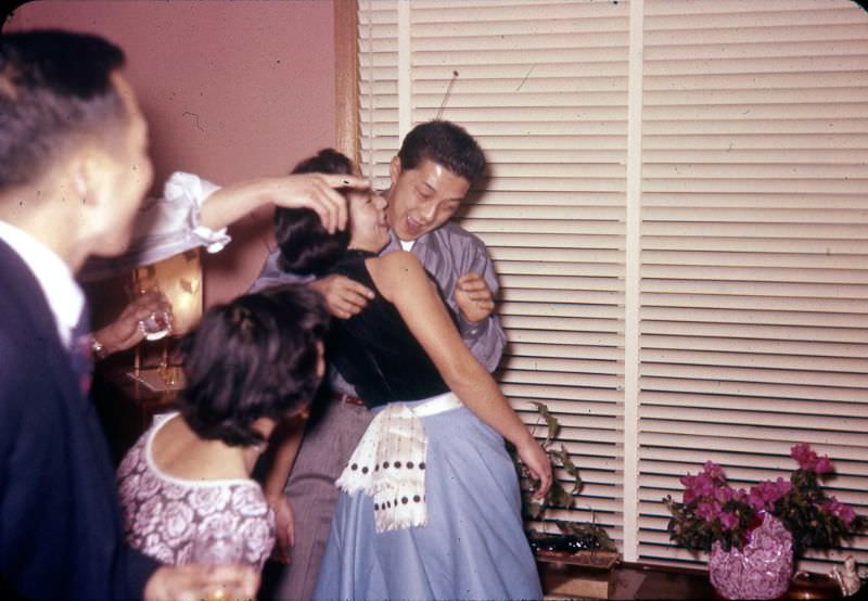 A Japanese-American Family's New Year's Eve in the Mid-1950s