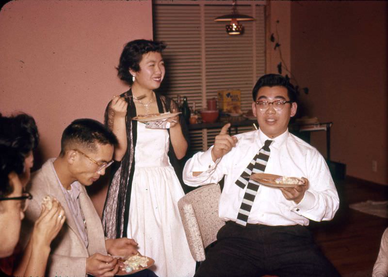 A Japanese-American Family's New Year's Eve in the Mid-1950s