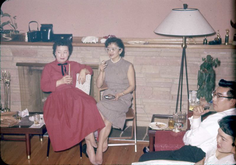 A Japanese-American Family's New Year's Eve in the Mid-1950s