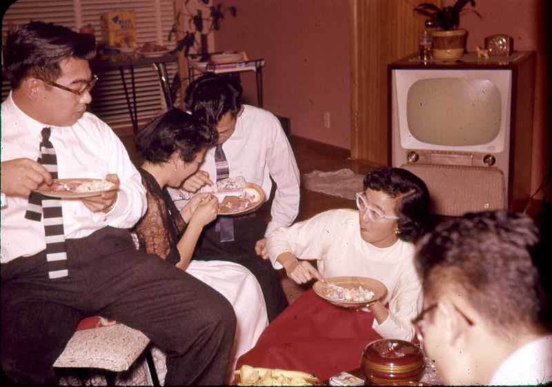 A Japanese-American Family's New Year's Eve in the Mid-1950s