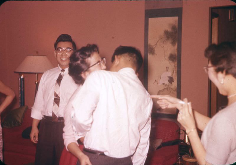 A Japanese-American Family's New Year's Eve in the Mid-1950s