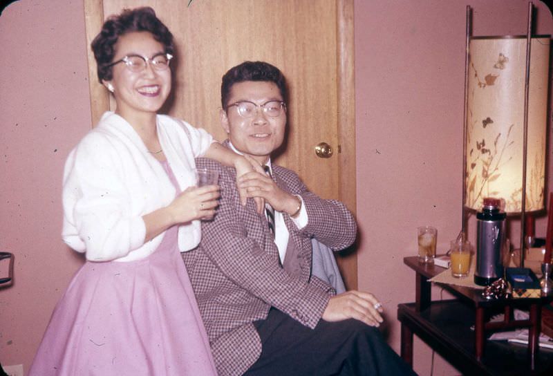 A Japanese-American Family's New Year's Eve in the Mid-1950s