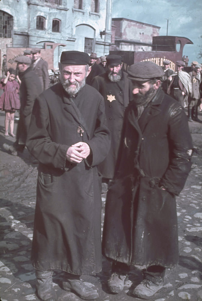 Unidentified men, Kutno, Nazi-occupied Poland, 1939.