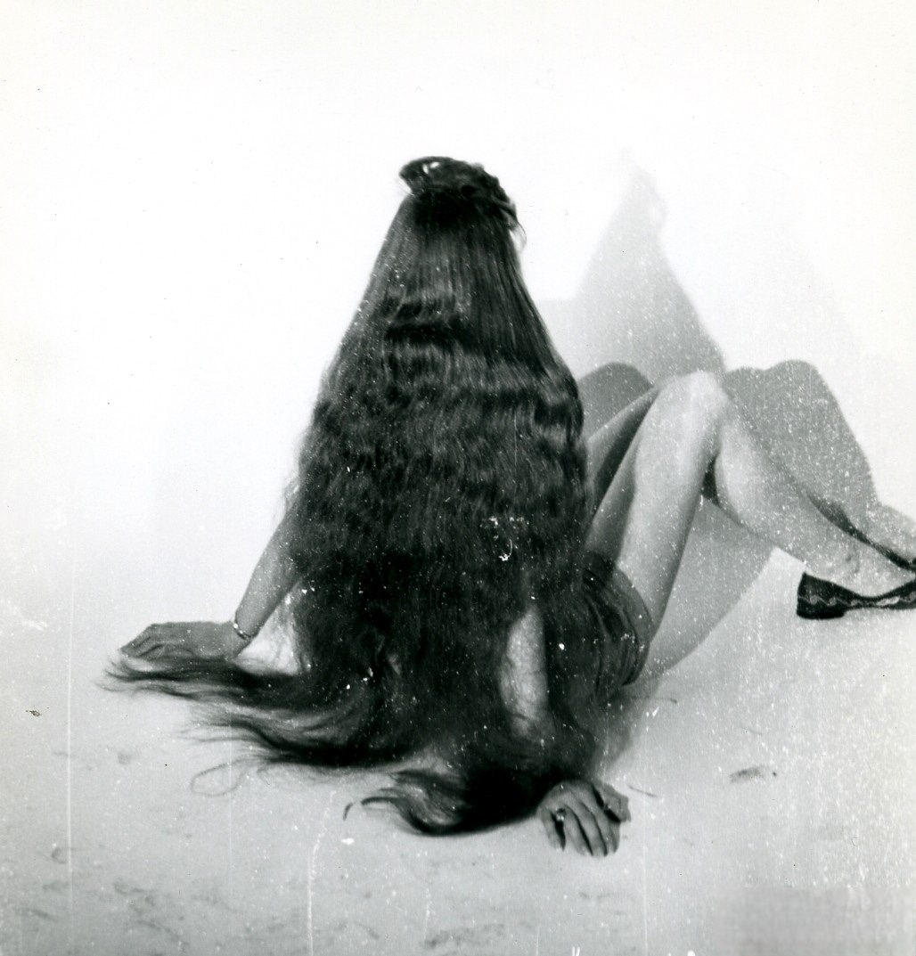 Flowing Locks: Specular Vintage Photos Long-Haired Ladies by Stan Shuttleworth