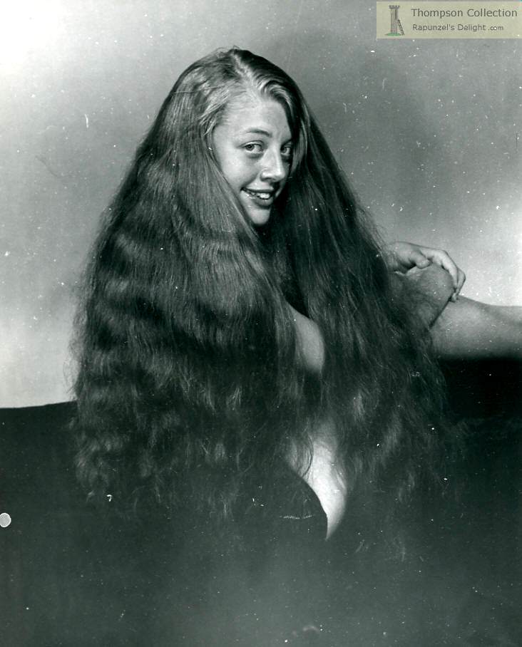 Flowing Locks: Specular Vintage Photos Long-Haired Ladies by Stan Shuttleworth