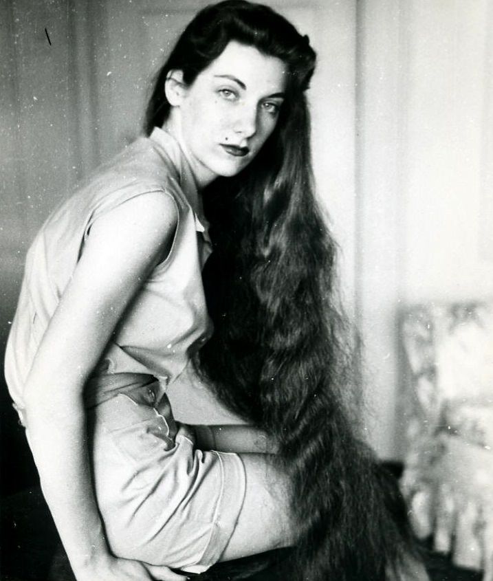 Flowing Locks: Specular Vintage Photos Long-Haired Ladies by Stan Shuttleworth