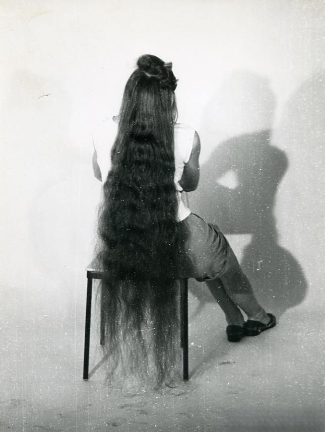 Flowing Locks: Specular Vintage Photos Long-Haired Ladies by Stan Shuttleworth