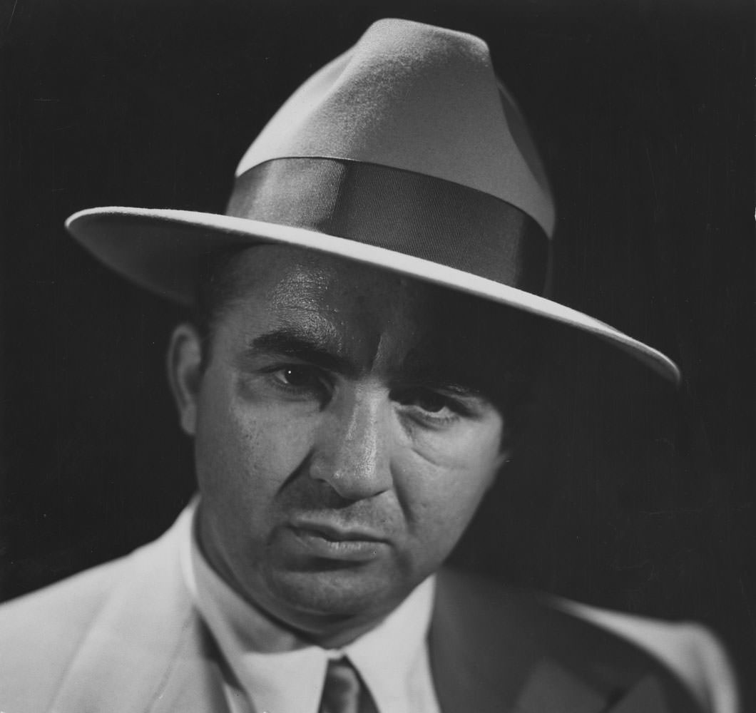 Mickey Cohen, 1949.