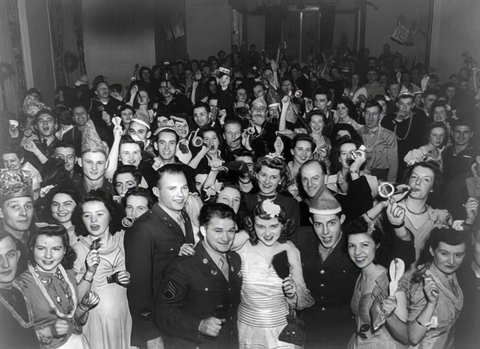 New Year’s Eve, Philadelphia, 1942.