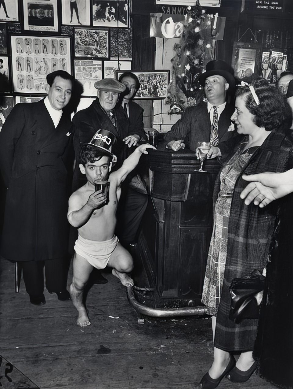 New Year’s Eve, New York City, 1943.