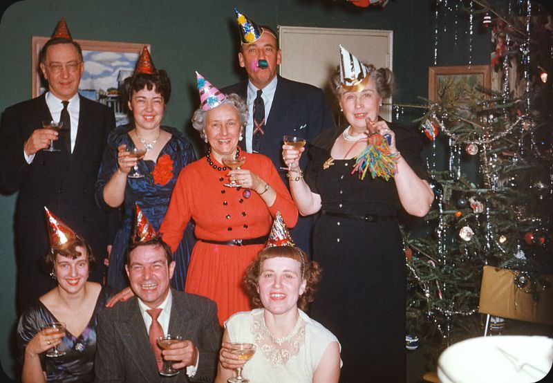 Fabulous Vintage Photos Show New Year's Eve Celebrations and Parties from the 1960s