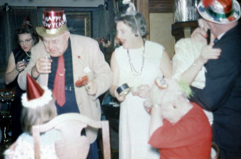 Fabulous Vintage Photos Show New Year's Eve Celebrations and Parties from the 1960s