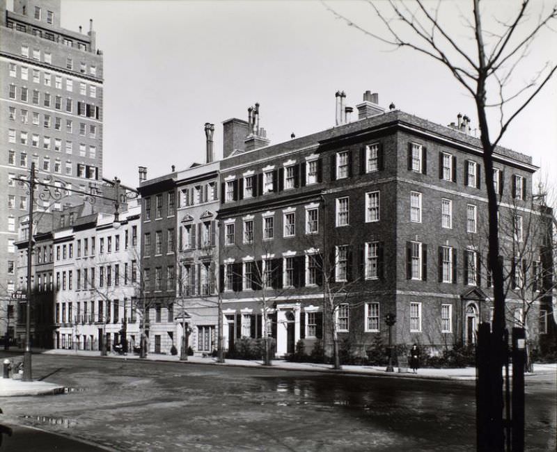 Ann Morgan's Town House on Corner, northeast corner of East 57th Street, Manhattan.