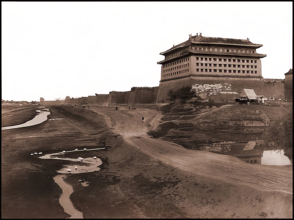 Walls of the Tartar City, Peking, 1896.