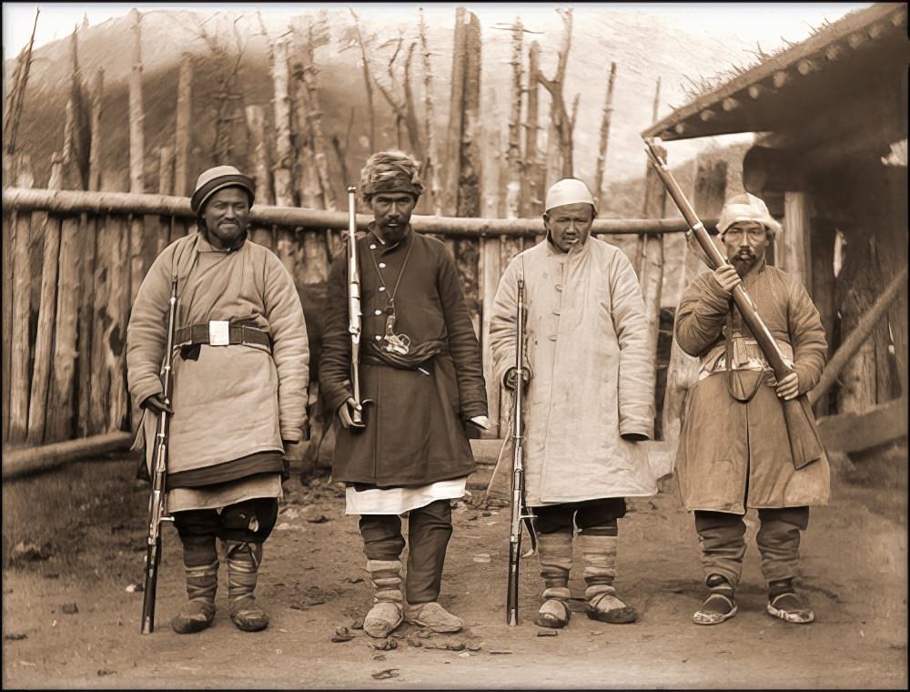 Muslim bandits, Xinjiang, 1915.