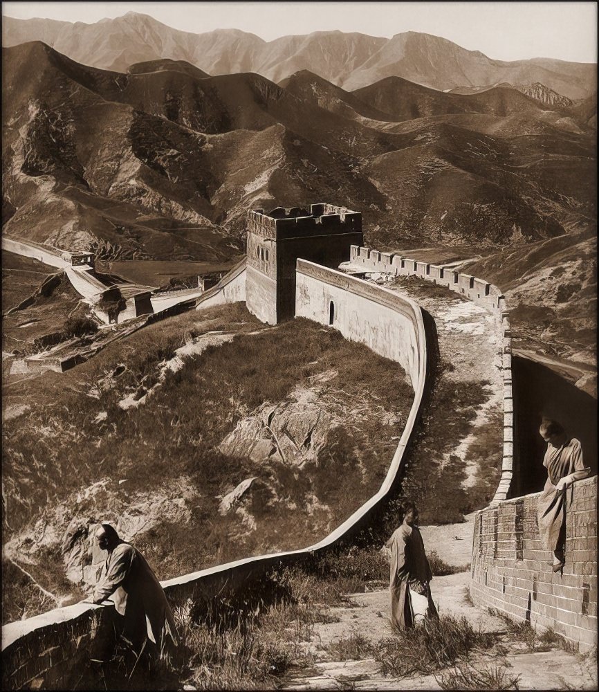 The Great Wall of China, 1907.