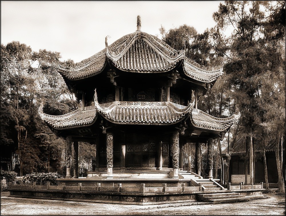 Ching Yang Temple, Chentu, 1908.